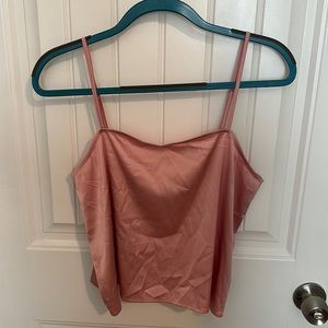 Pink Lulus satin cami